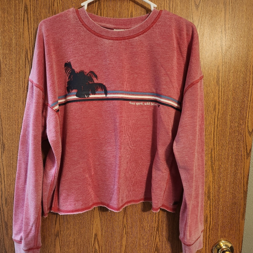 Womans Roxy crop sweatshirt